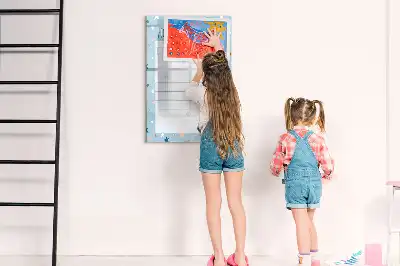 Quadro magnético de apagar a seco para lista de tarefas