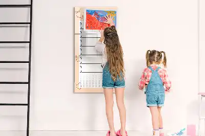 Quadro magnético de apagar a seco lista de tarefas