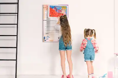 Quadro magnético de apagar a seco para lista de tarefas