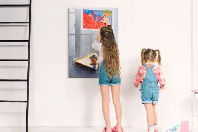 Quadro magnético de apagar a seco pedaço de bolo