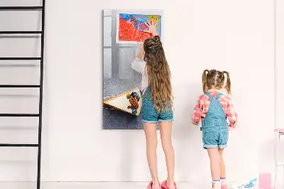 Quadro magnético de apagar a seco pedaço de bolo
