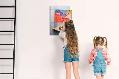 Quadro magnético de apagar a seco pedaço de bolo