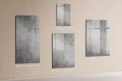 Quadro magnético de apagar a seco na cor concreto claro