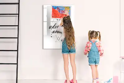 Quadro magnético de apagar a seco modelo Aventura