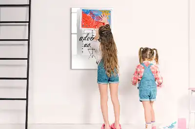 Quadro magnético de apagar a seco modelo Aventura