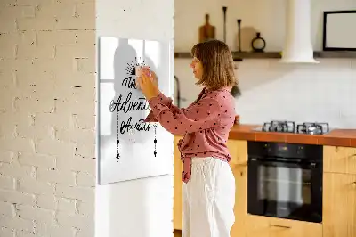 Quadro magnético de apagar a seco modelo Aventura