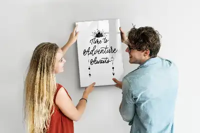 Quadro magnético de apagar a seco modelo Aventura
