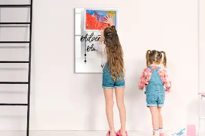 Quadro magnético de apagar a seco modelo Aventura