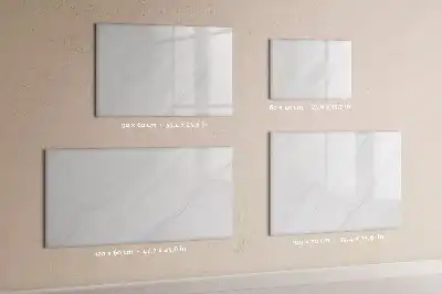 Quadro magnético para escrita com acabamento em mármore decorativo
