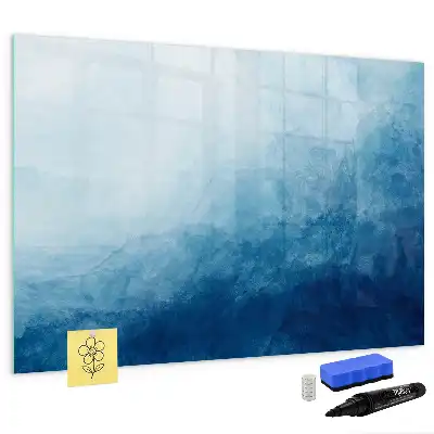 Quadro magnético para desenhar estampa de abstração de água