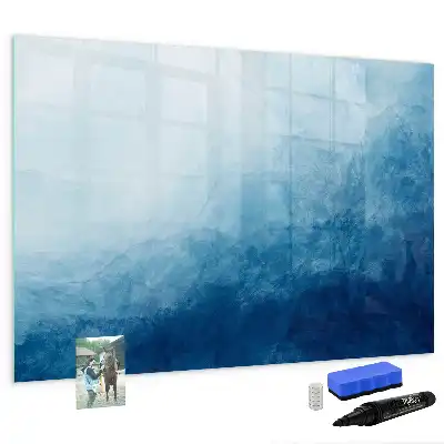 Quadro magnético para desenhar estampa de abstração de água