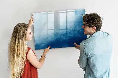 Quadro magnético para desenhar estampa de abstração de água