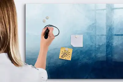 Quadro magnético para desenhar estampa de abstração de água
