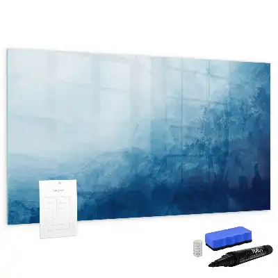Quadro magnético para desenhar estampa de abstração de água