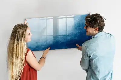 Quadro magnético para desenhar estampa de abstração de água