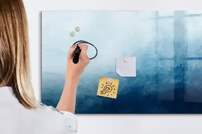 Quadro magnético para desenhar estampa de abstração de água