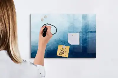 Quadro magnético para desenhar estampa de abstração de água