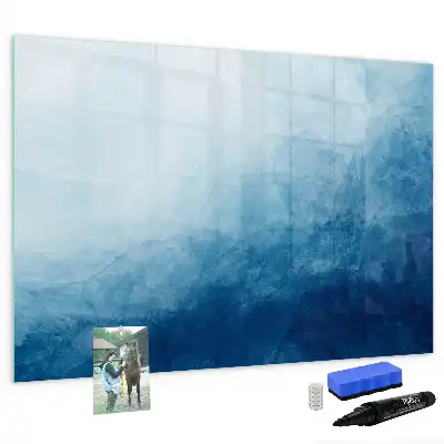 Quadro magnético para desenhar estampa de abstração de água