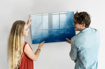 Quadro magnético para desenhar estampa de abstração de água