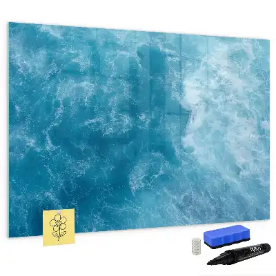 Quadro magnético para desenhar água do mar