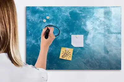 Quadro magnético para desenhar água do mar