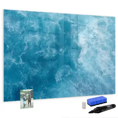 Quadro magnético para desenhar água do mar