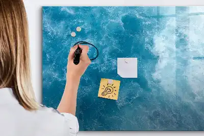 Quadro magnético para desenhar água do mar