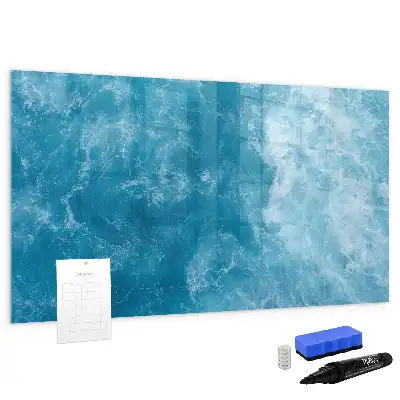 Quadro magnético para desenhar água do mar