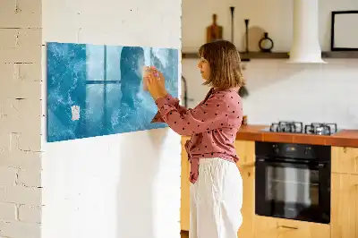 Quadro magnético para desenhar água do mar