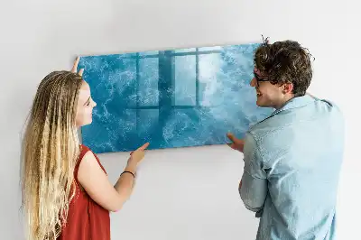 Quadro magnético para desenhar água do mar