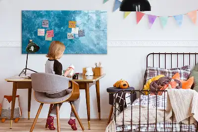 Quadro magnético para desenhar água do mar