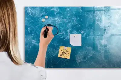 Quadro magnético para desenhar água do mar