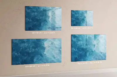 Quadro magnético para desenhar água do mar