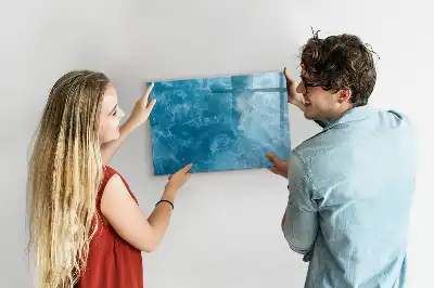 Quadro magnético para desenhar água do mar