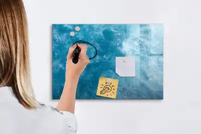 Quadro magnético para desenhar água do mar