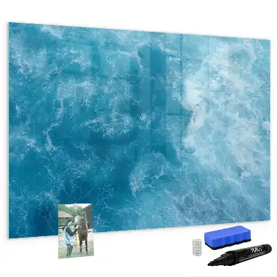 Quadro magnético para desenhar água do mar