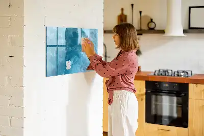 Quadro magnético para desenhar água do mar