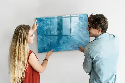 Quadro magnético para desenhar água do mar