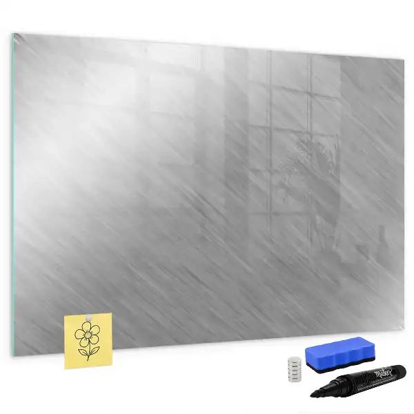 Quadro magnético para escrita de metal para parede