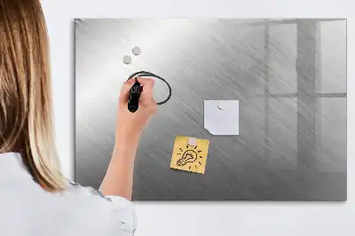 Quadro magnético para escrita de metal para parede