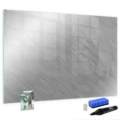 Quadro magnético para escrita de metal para parede