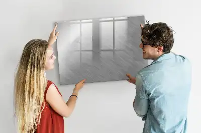 Quadro magnético para escrita de metal para parede