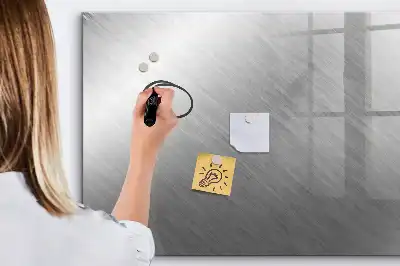 Quadro magnético para escrita de metal para parede