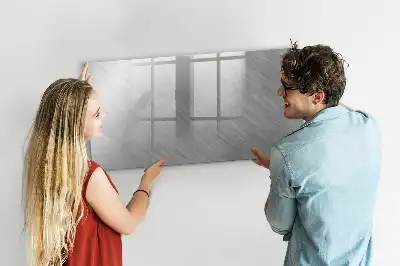 Quadro magnético para escrita de metal para parede