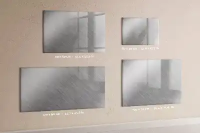 Quadro magnético para escrita de metal para parede