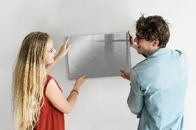 Quadro magnético para escrita de metal para parede