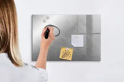 Quadro magnético para escrita de metal para parede