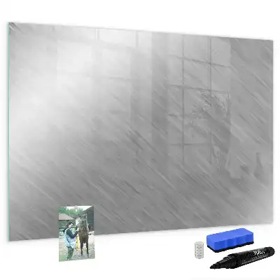 Quadro magnético para escrita de metal para parede