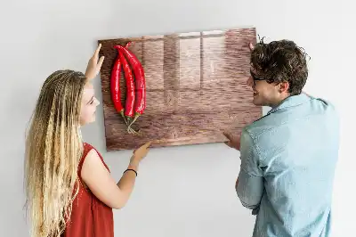 Quadro magnético para desenhar modelo pimentão