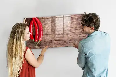 Quadro magnético para desenhar modelo pimentão